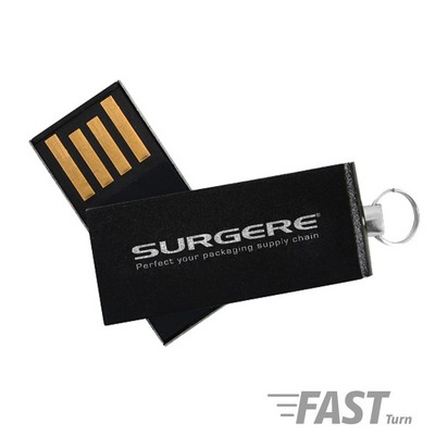 Willowbrook Black Aluminum Swivel USB-1G