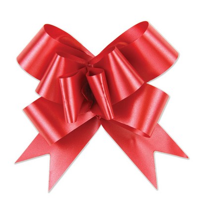 Splendorette Bow Magic Pull Bow Red - 4"