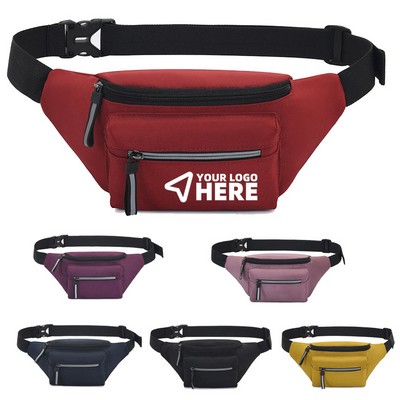 Nylon chest bag men's casual crossbody bag