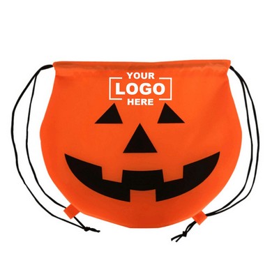 Halloween Pumpkin Drawstring Bag – Spooky & Fun(Free Shipping)