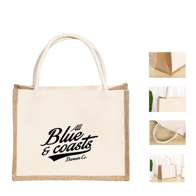 Earth-Friendly Cotton Linen Tote Bag