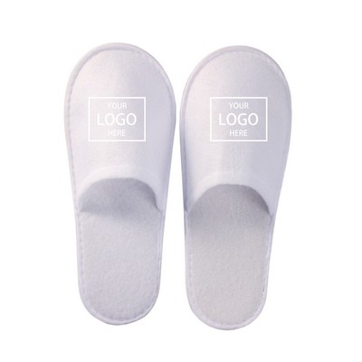 Disposable White Hotel Slippers