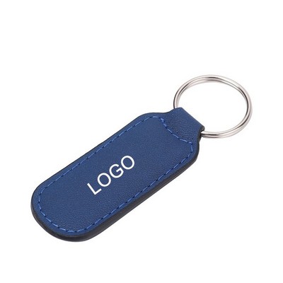 PU Leather Key Chain with Metal Ring