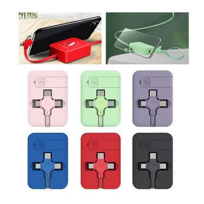 3-In-1 USB Charging with Phone Stand