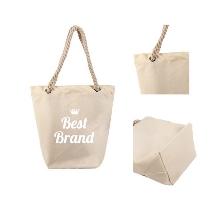 Cotton Canvas Tote Bag For Shopping And Sports Use