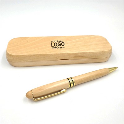 Bamboo Ballpoint Pen Set