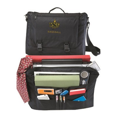 Office Saddle Briefcase (Black)