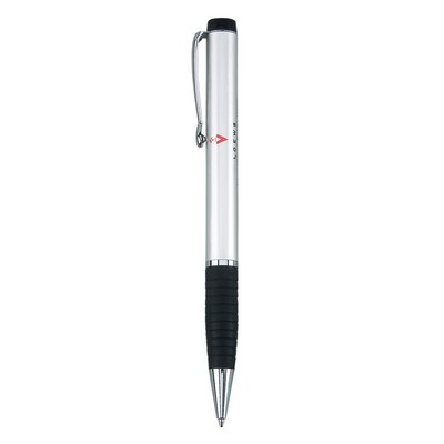 Metal Pen, Ballpoint pen, Twist action, Blue ink refill optional