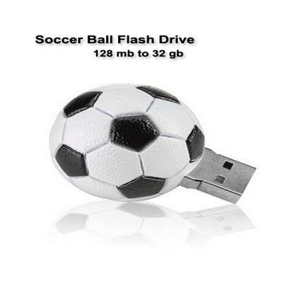 Soccer Ball Flash Drive - 4 GB Memory No Extra Tariff