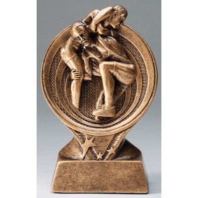 Wresting - Saturn Resin Design - 6"