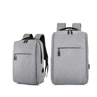 Laptop USB Connector Snow Canvas Backpack