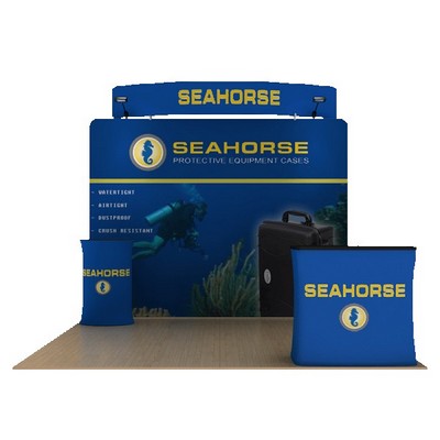 10' Waveline® Seahorse Single Sided Curved Header Graphics Only