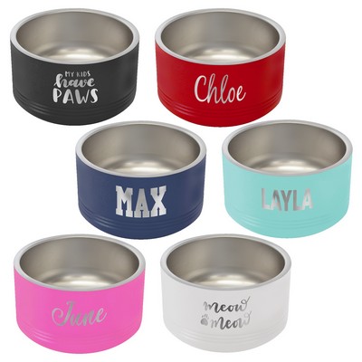18 Oz. Polar Camel™ Stainless Steel Pet Bowl
