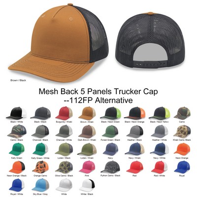 5 Panel 112FP Premier Trucker Cap