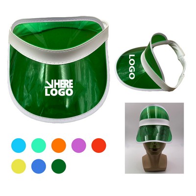 Plastic Clear Sun Visor