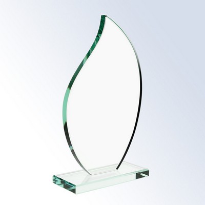 Jade Glass Flare Award - Medium