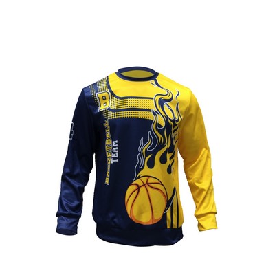 Men's Crew Neck with Fleece Backing