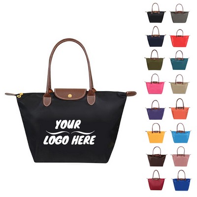 Oxford Cloth Tote Bag w/ Zipper