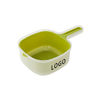 Double-Sided Fruit Washing Basket