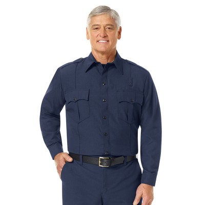 Workrite Shirts - Men's Classic Long Sleeve Fire Officer Shirt