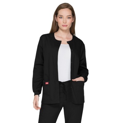 Dickies Medical - EDS Signature - Women's Snap Front Warm-Up Jacket