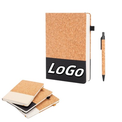 A5 Cork Notebook With Pen