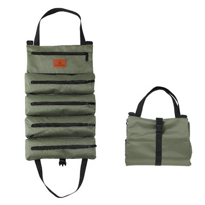 Multi-Purpose Oxford Canvas Roll Up Tool Bag