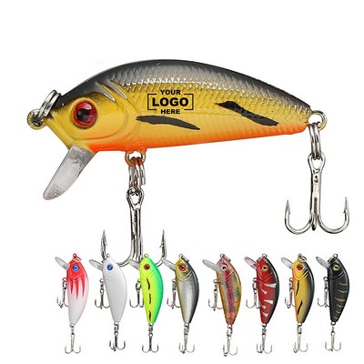 Compact ABS Fishing Lure with Triple Hooks(Free Shipping)