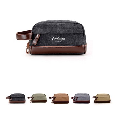 Canvas Toiletry Bag