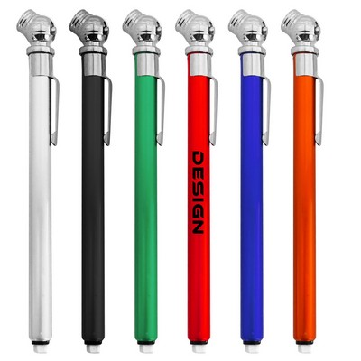 MOQ 50 Mini Tire Pressure Pen Keychain Multi-Function Gauge