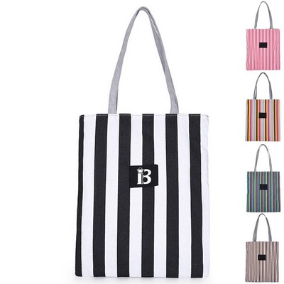 Striped Tote Bags