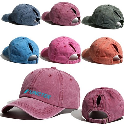 Women Ponytail Baseball Cap