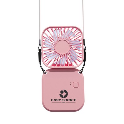 USB Foldable Neck Fan with Lanyard