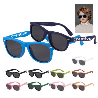 UV400 Silicone Polarized Children Sunglasses
