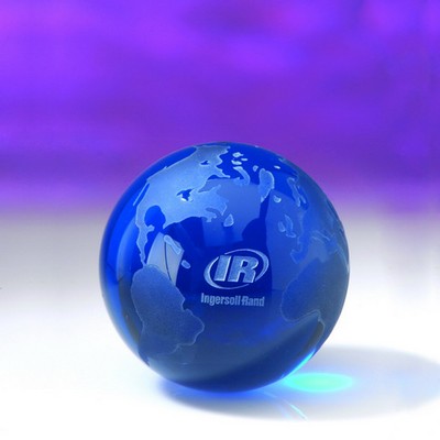 3 1/8" Blue Globe Award