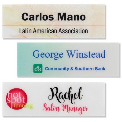 Apollo Plastic Name Badge (Up To 3 Sq. Inches)