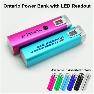 Ontario Power Bank 3000 mAh No Extra Tariff