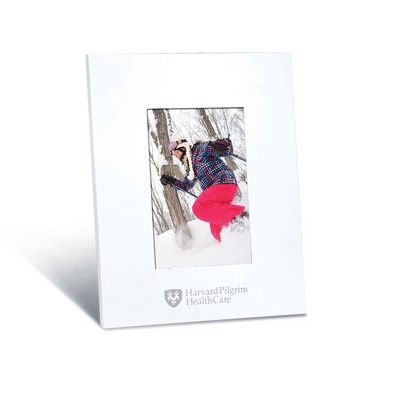 White Metal 4 x 6 Photo Frame