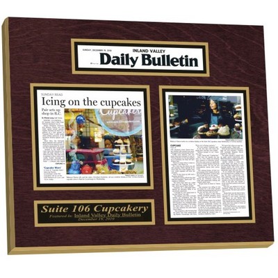 Custom Laminated plaque