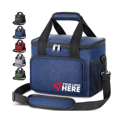 Cooler Bag Leakproof Lunch Box w/ Adjustable Shoulder Strap
