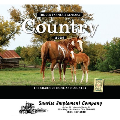 The Old Farmer's Almanac® Country: 2026 Stapled
