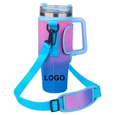 40 Oz. Water Bottle Carrier Bag (9.44"x 2.95"x 3.94")