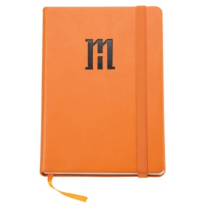 Fiore Orange Hard Cover Journal 8.5" x 5.5"