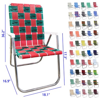 Folding Aluminum Webbed Chair