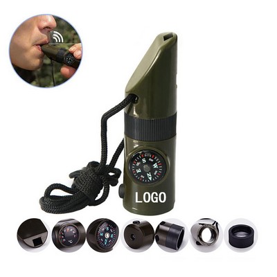 7-in-1 Emergency Survival Whistles