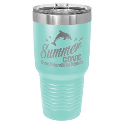 Polar Camel 30 oz. Teal Insulated Ringneck Tumbler