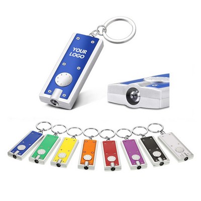 Custom Mini Bright Flashlight LED Keychain MOQ50PCS