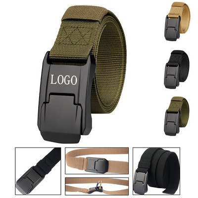 Tactical Belt With Zinc Alloy Buckle