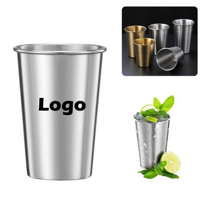 16Oz Stainless Steel Water Pint Cup