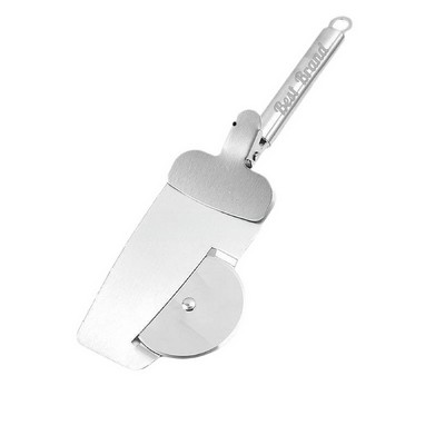 All - in - One Stainless Steel Pizza Cutter And Server
